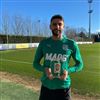 Domenico Berardi riceve il premio AIC come miglior giocatore della Serie B di novembre