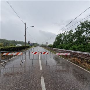 Ponte Veggia chiuso al transito stanotte in via precauzionale