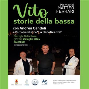 "Storie della bassa": il concerto di Vito e Andrea Candeli per ricordare Matteo Ferrari