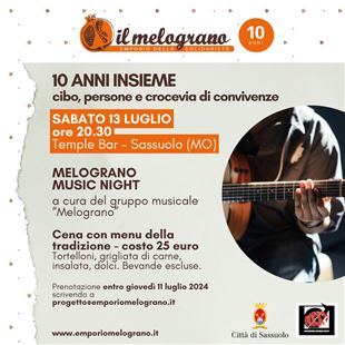 Prosegue la festa per i 10 anni di attività dell'associazione Il Melograno