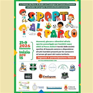 Sabato al parco Amico l’evento per bambini “Sport al parco”