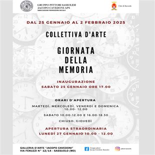 Giornata della Memoria: una mostra alla galleria Cavedoni